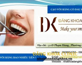 Giai đáp thắc mắc về vấn đề cạo vôi răng - Nha Khoa Đăng Khoa